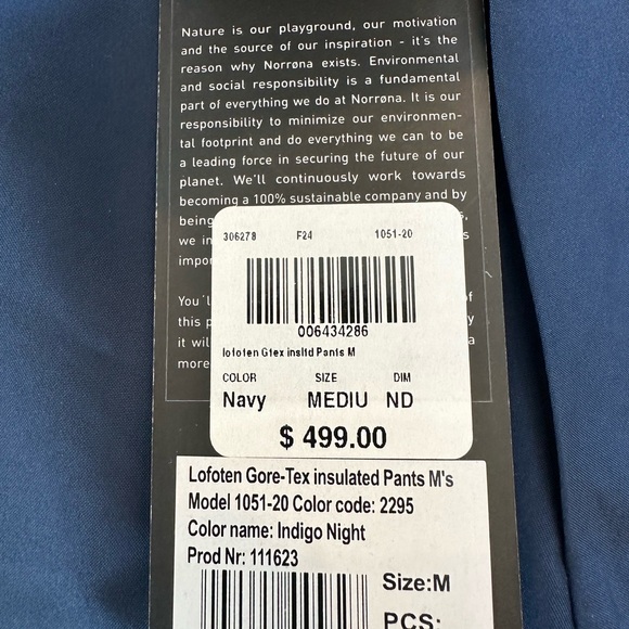 Norrona Lafoten Gore-Tex Ski Pants (BNWT) - Picture 3 of 9